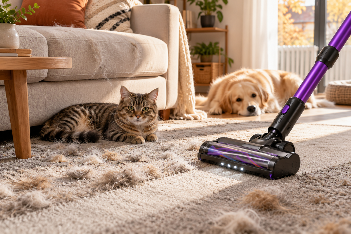 Quel aspirateur choisir pour les poils de chat et de chien Image