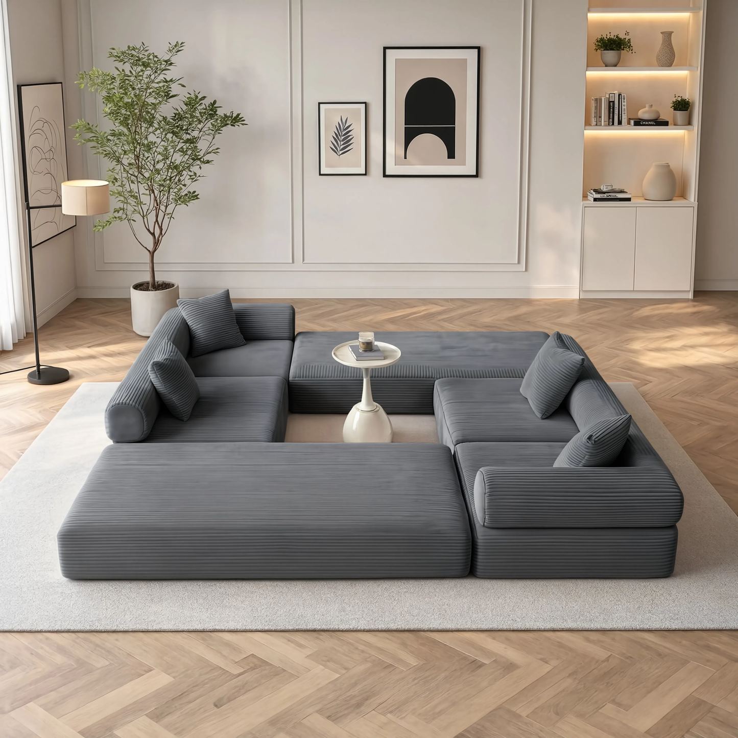 Canapé familiale, convertible et modulable LEXA