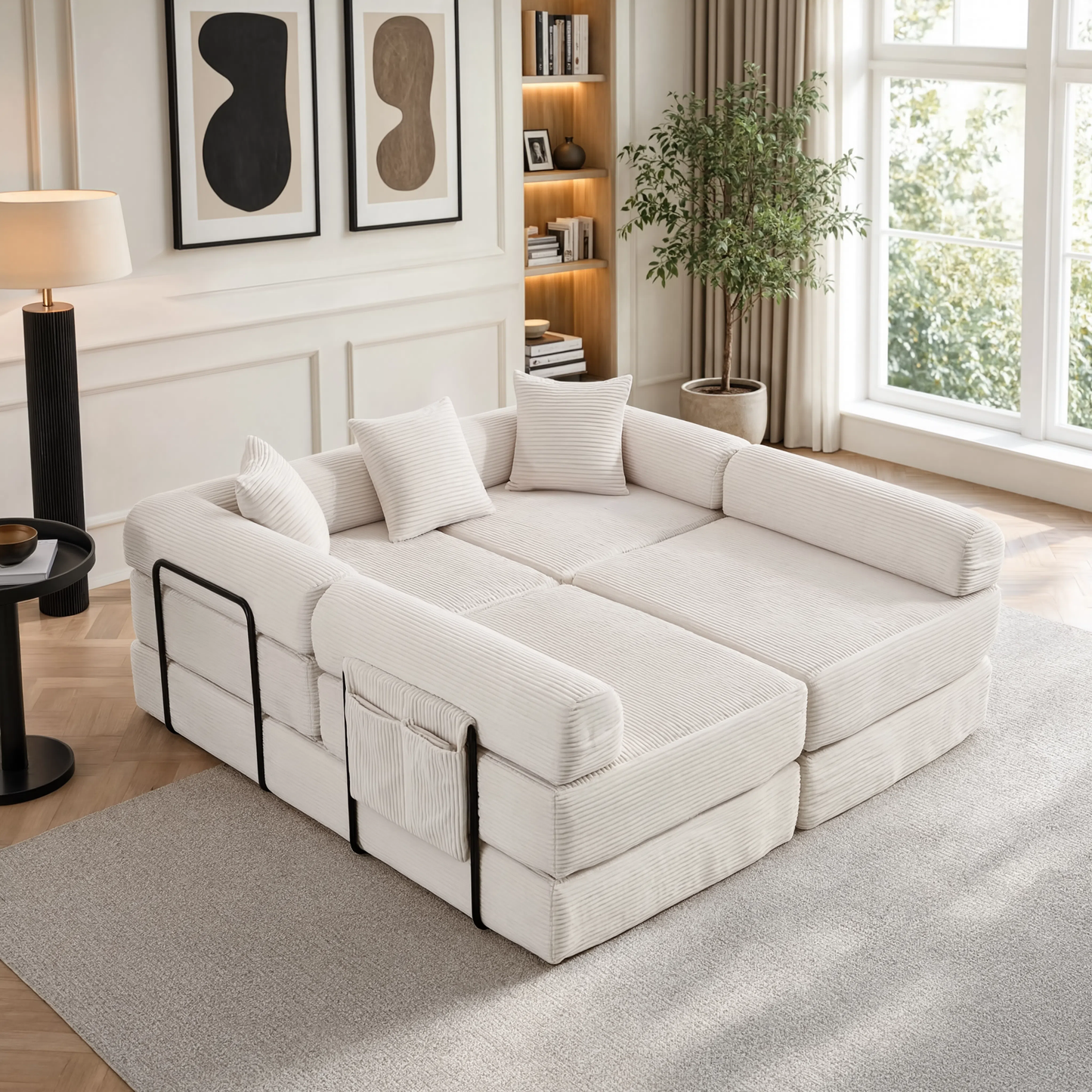 Canapé familiale, convertible et modulable LEXA