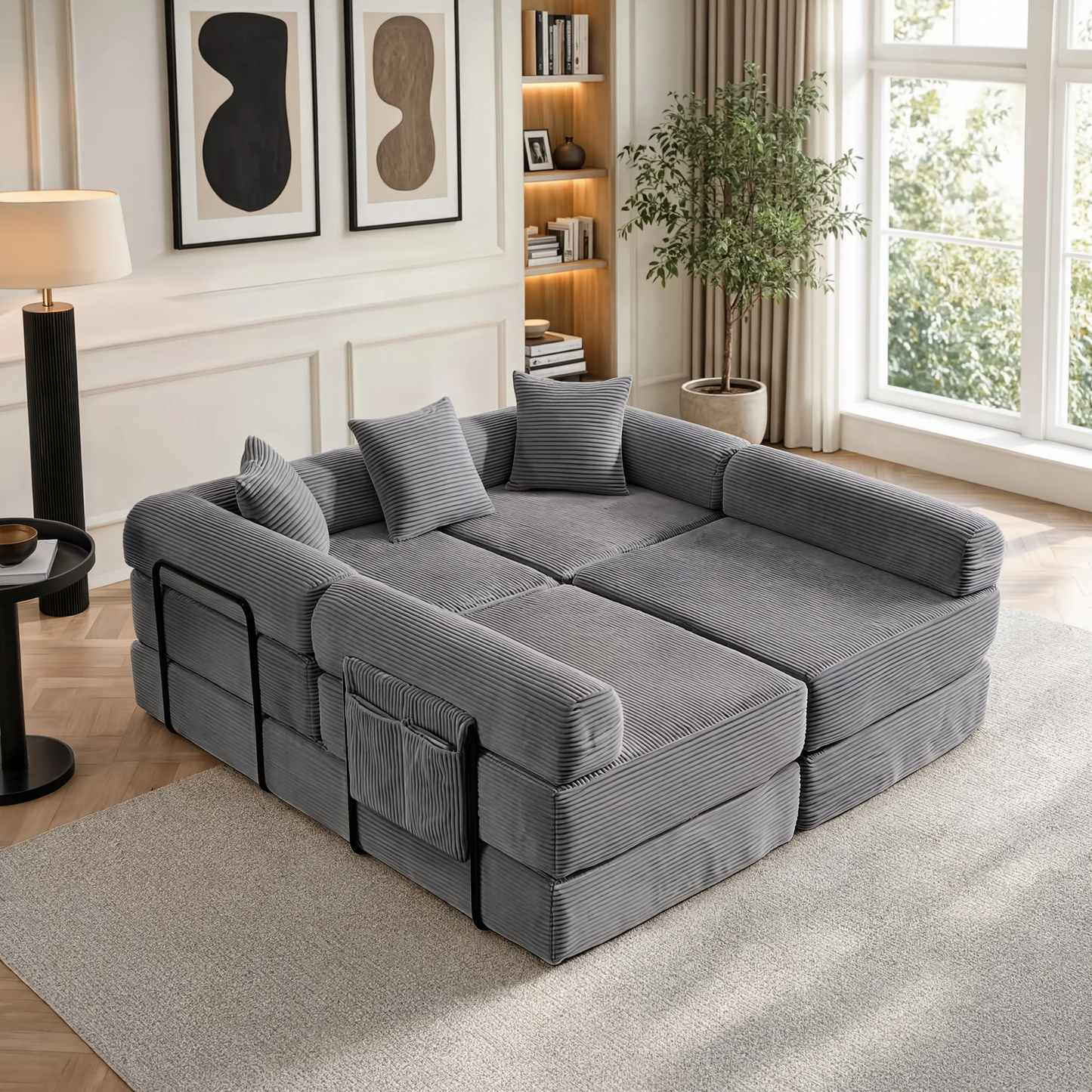 Canapé familiale, convertible et modulable LEXA