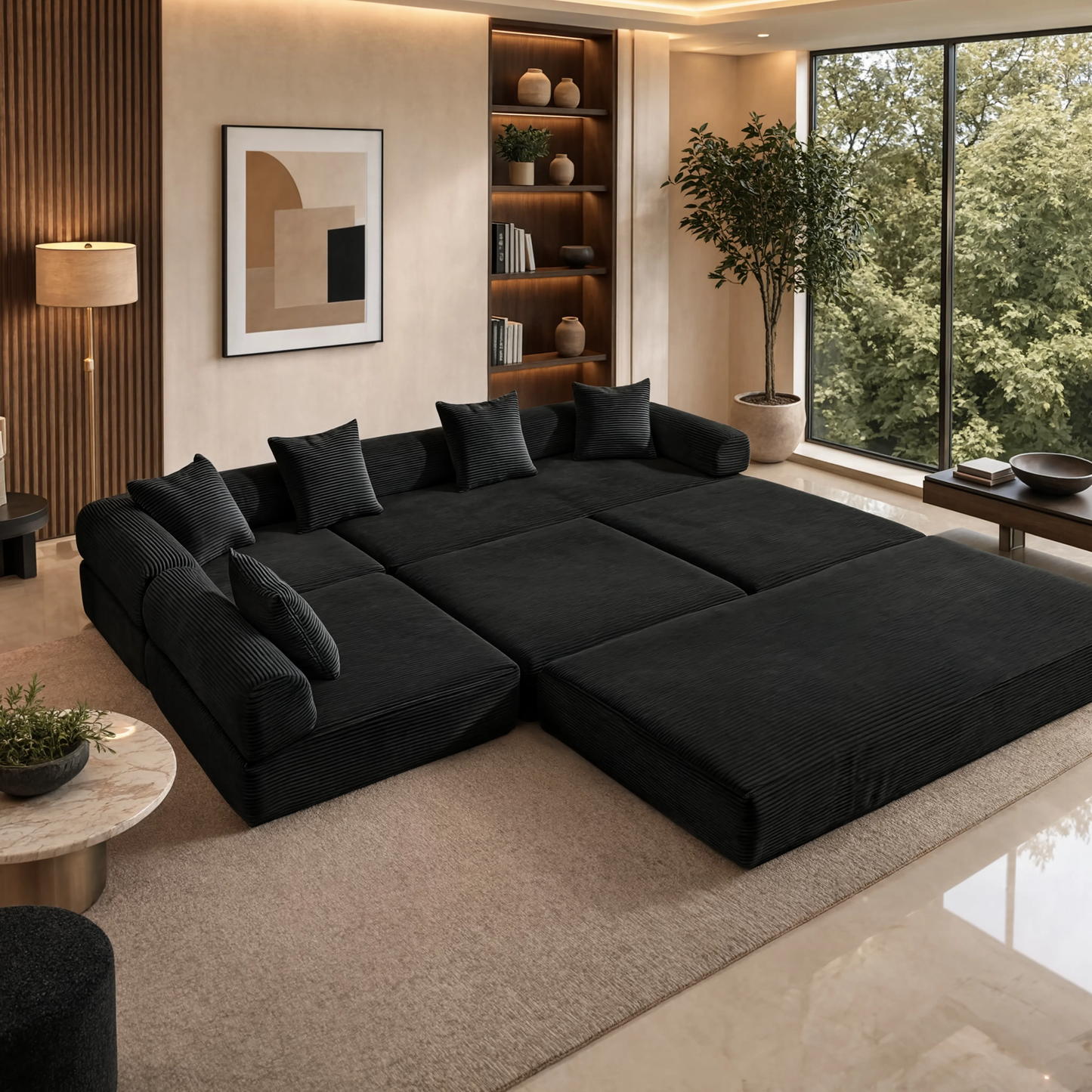 Canapé familiale, convertible et modulable LEXA