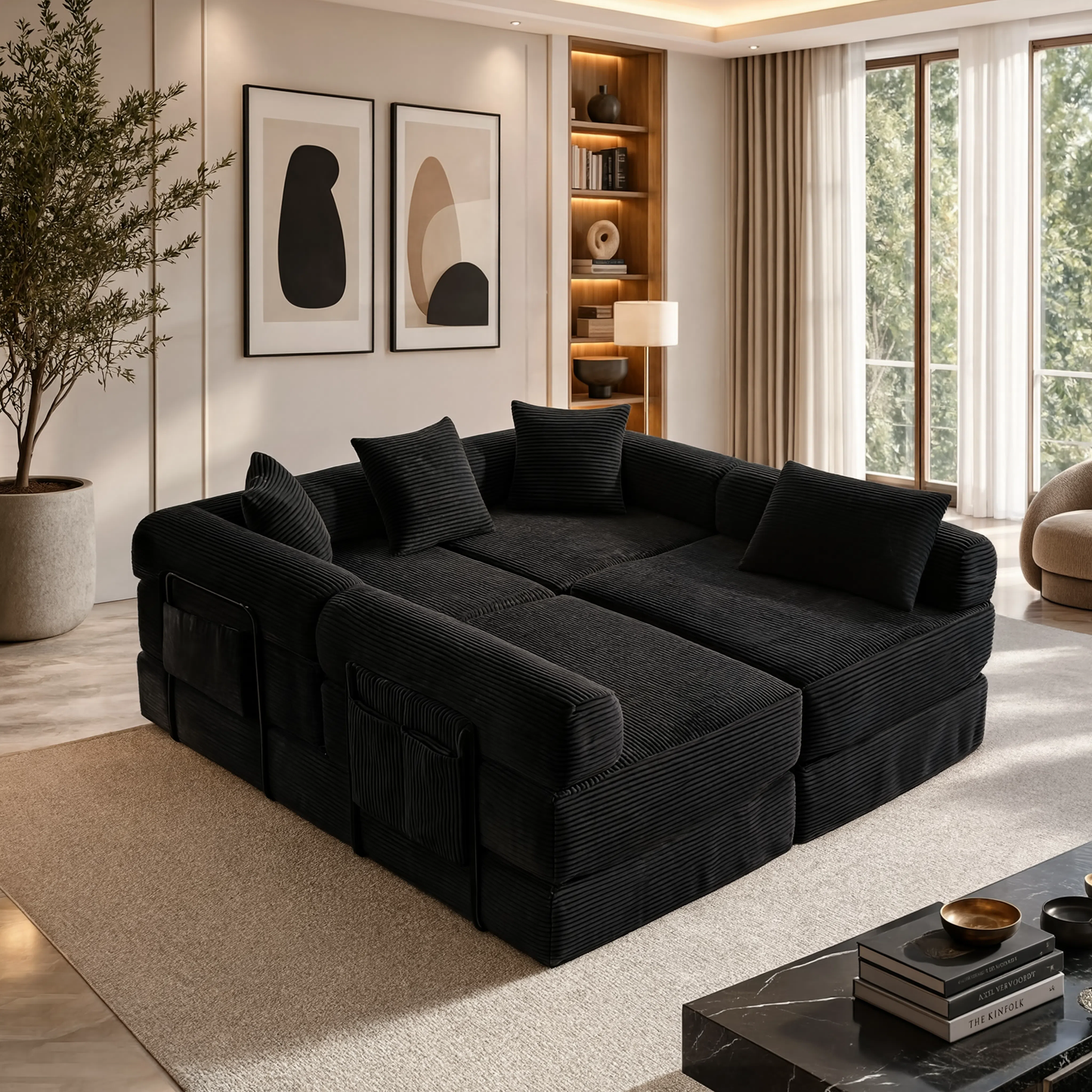 Canapé familiale, convertible et modulable LEXA