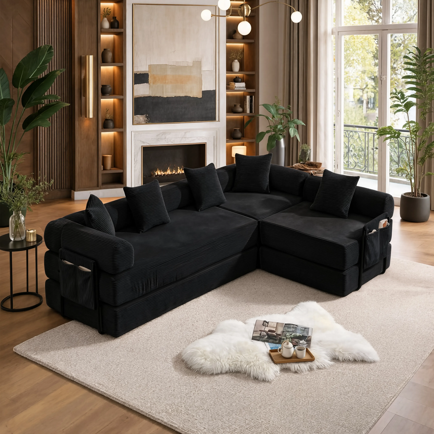 Canapé familiale, convertible et modulable LEXA