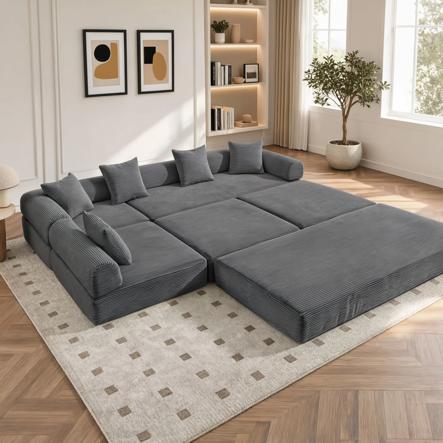 Canapé familiale, convertible et modulable LEXA
