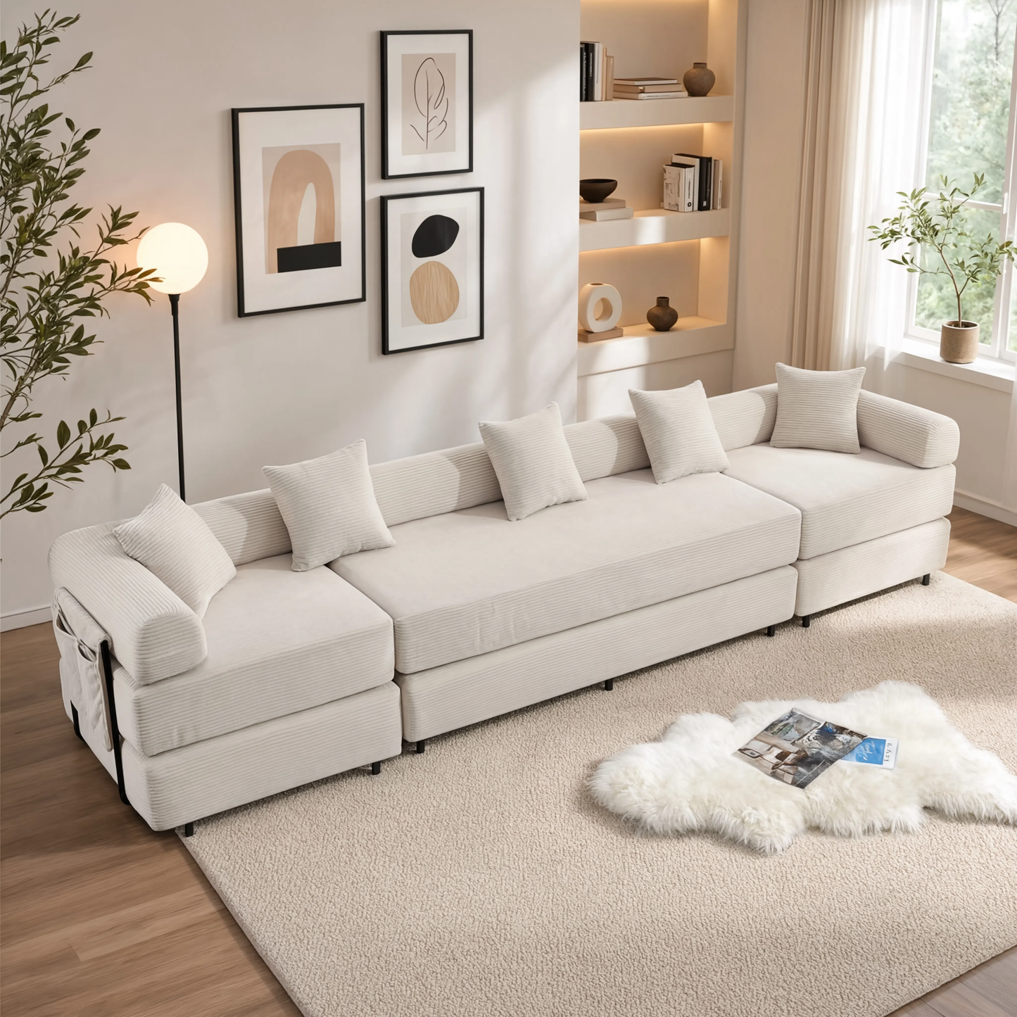 Canapé familiale, convertible et modulable LEXA