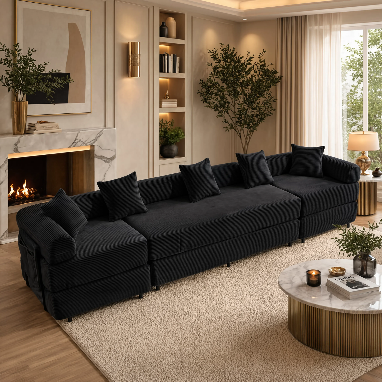 Canapé familiale, convertible et modulable LEXA
