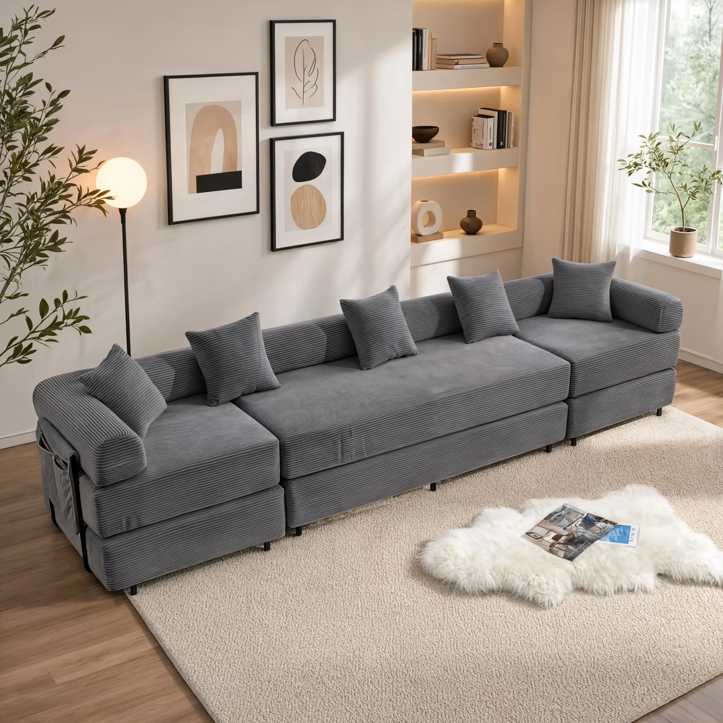 Canapé familiale, convertible et modulable LEXA