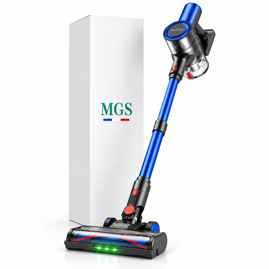Aspirateur balai sans fil MGS Clarys, vue produit principale