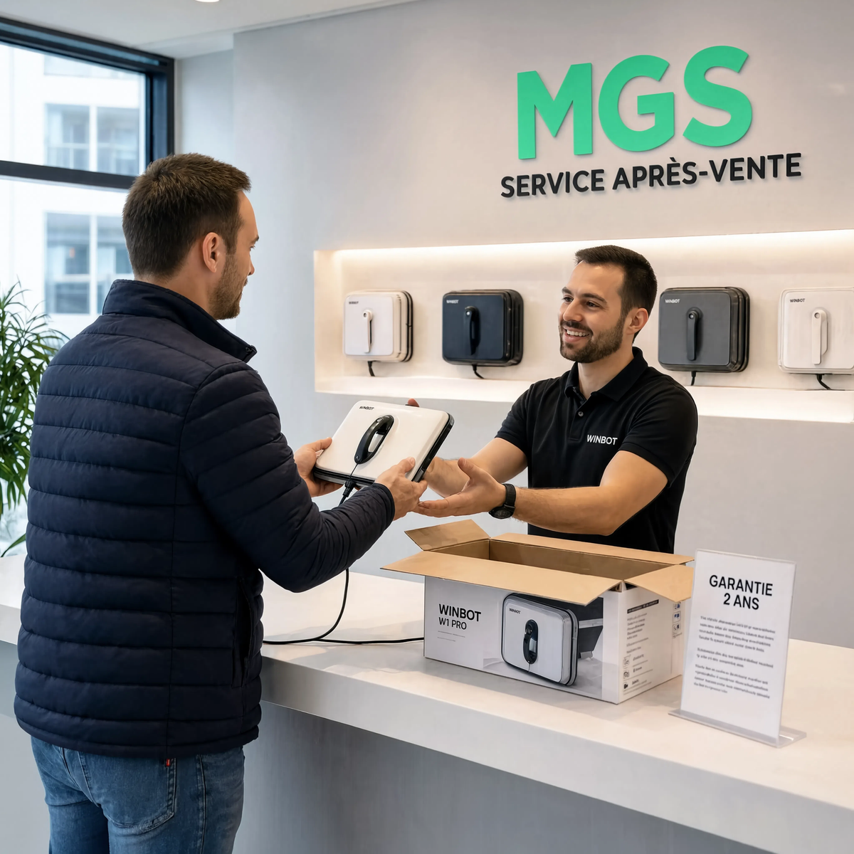 Équipe MGS au travail