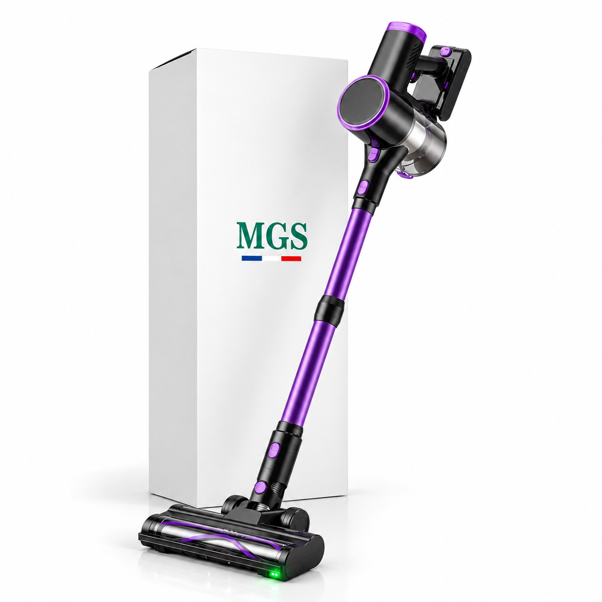 Aspirateur balai sans fil MGS Séréna, vue produit principale
