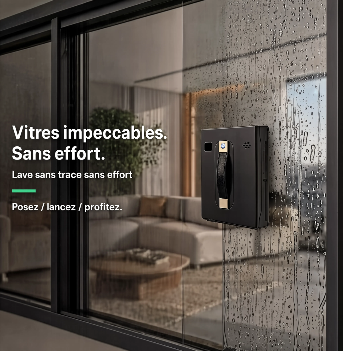 Robot Lave-Vitres MGS Vitro Pro | Navigation Laser et Double Pulvérisation