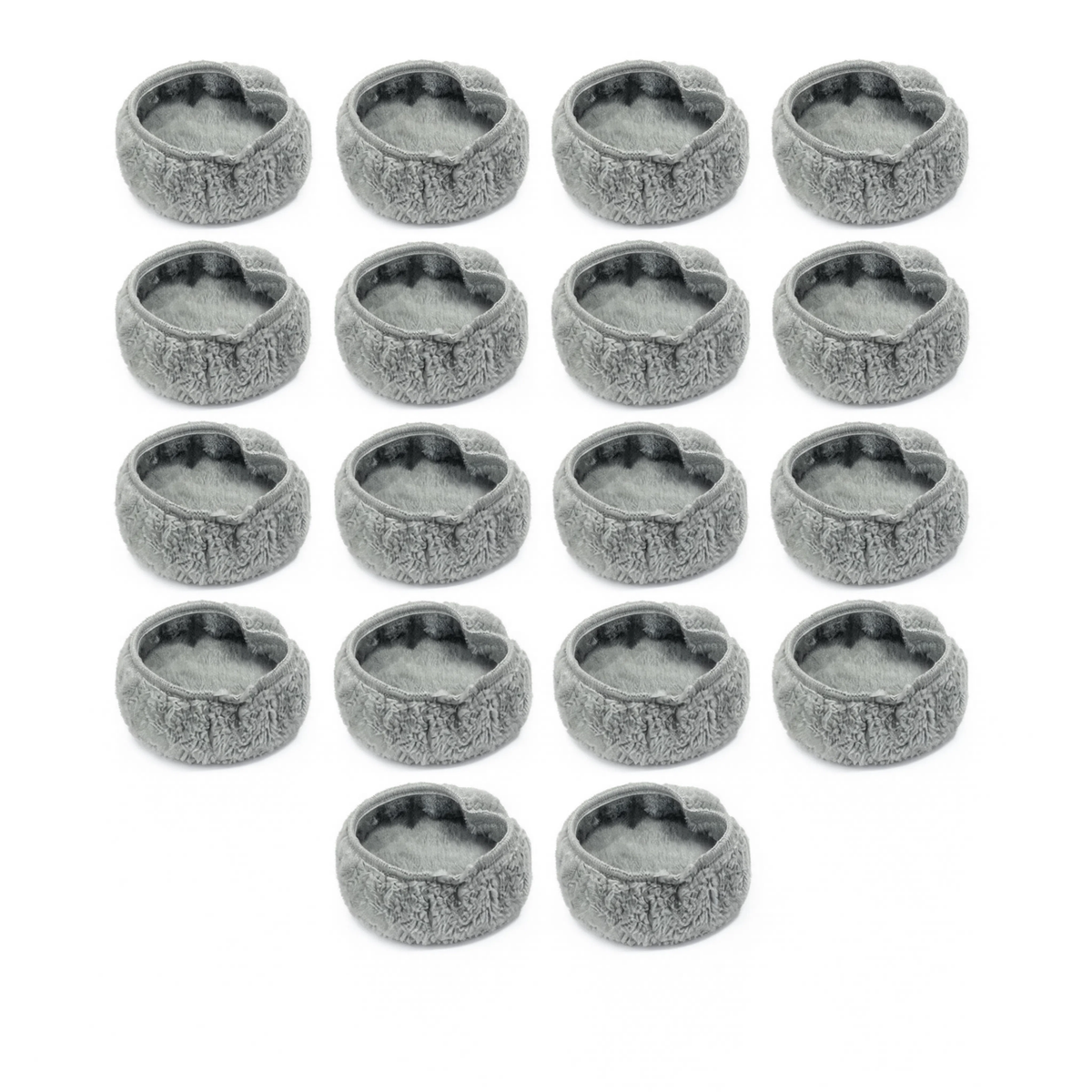 Lot de 18 microfibres premium MGS rondes, recharges pour robots lave-vitres Vitro Essentiel et Confort
